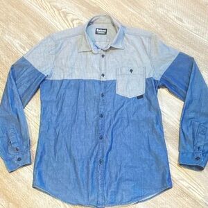 Barbour Two-Tone Blue Casual Shirt
